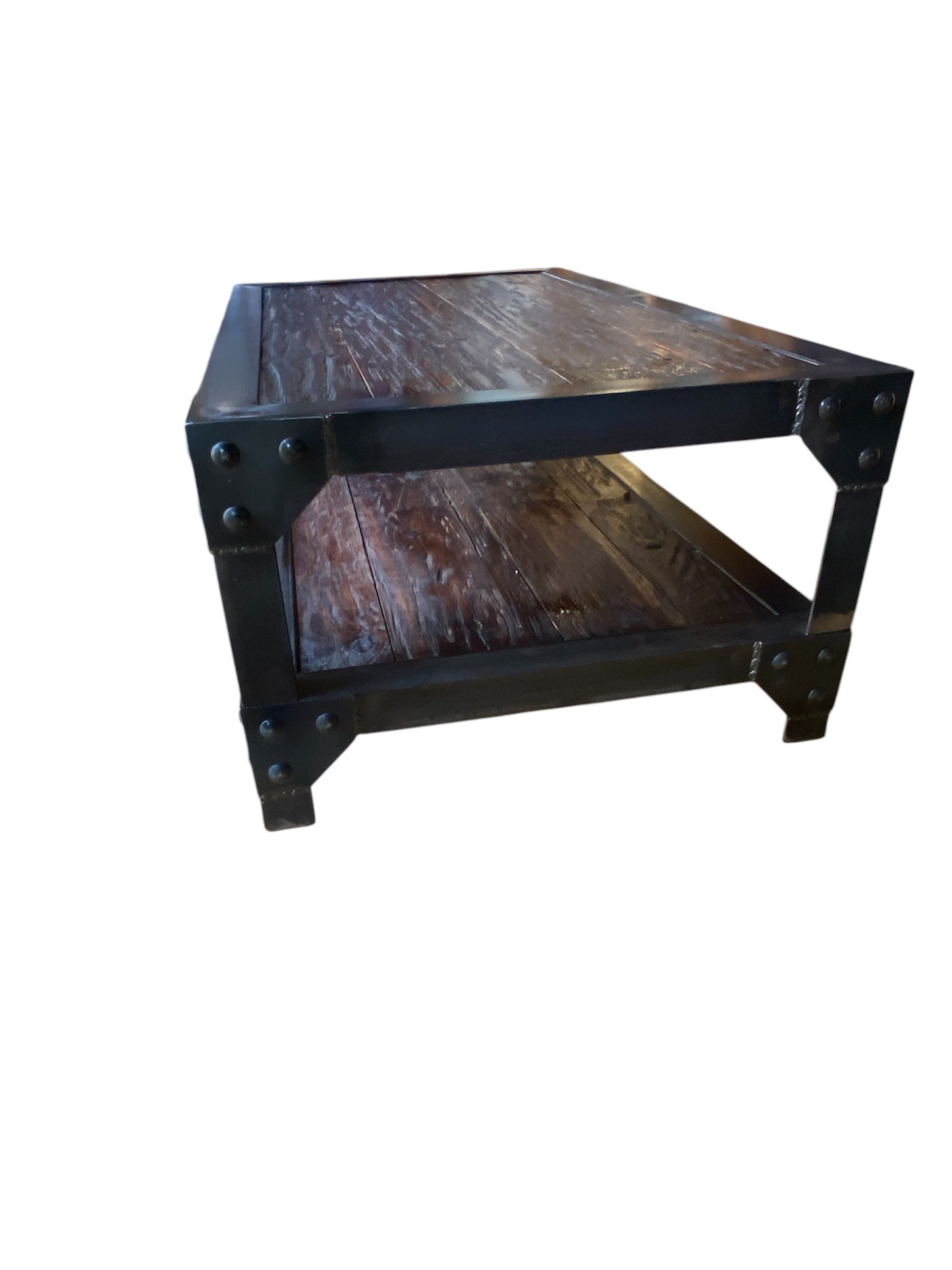 Mesa fierro-madera