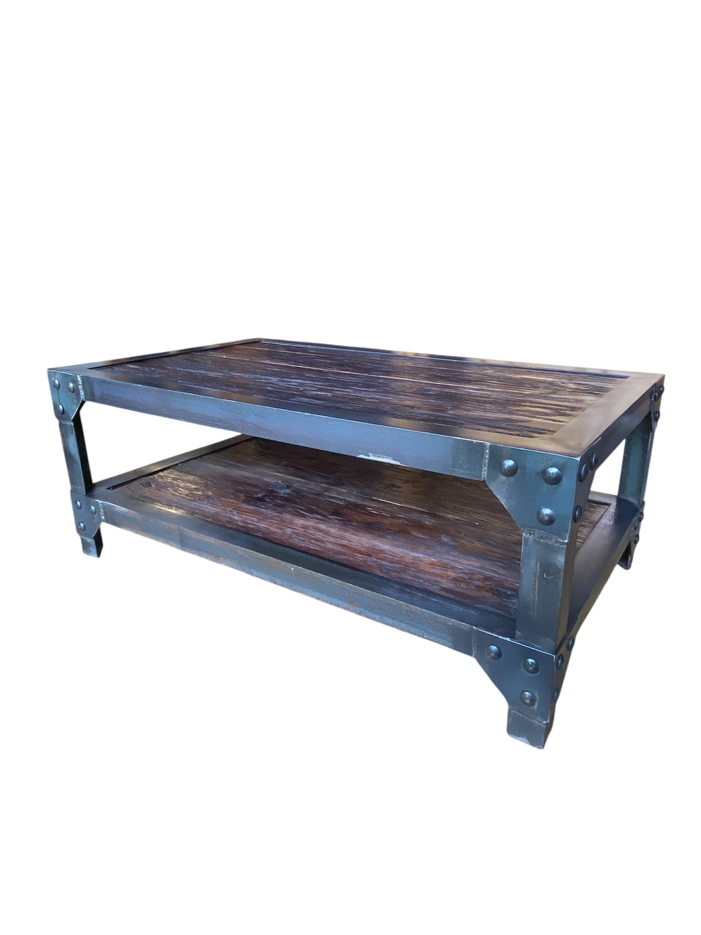 Mesa fierro-madera