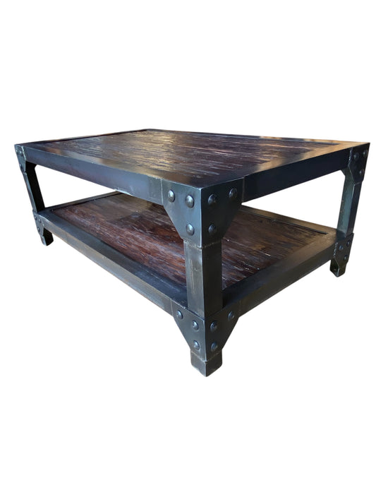 Mesa fierro-madera